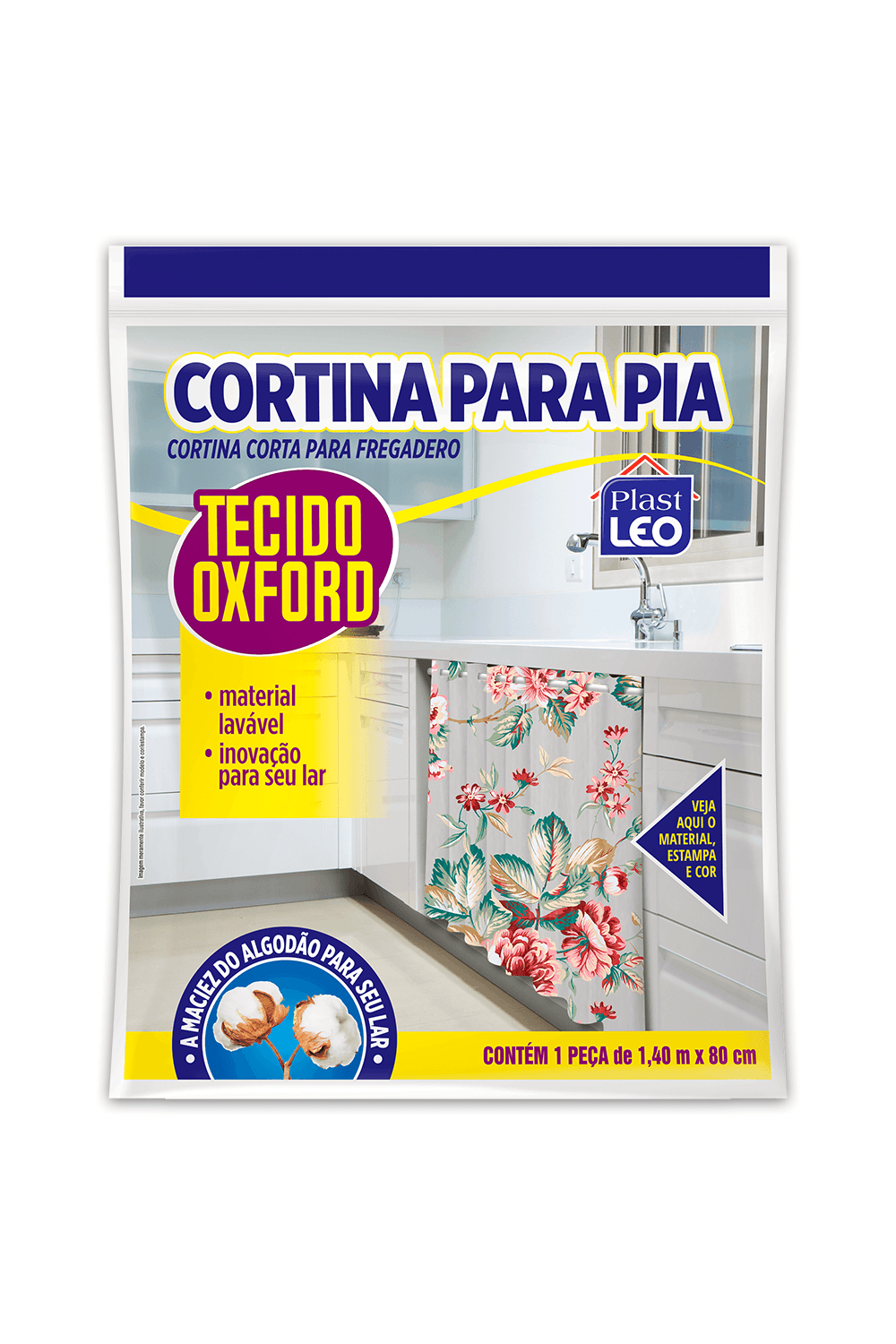 Cortina p/ Pia - Linha Oxford