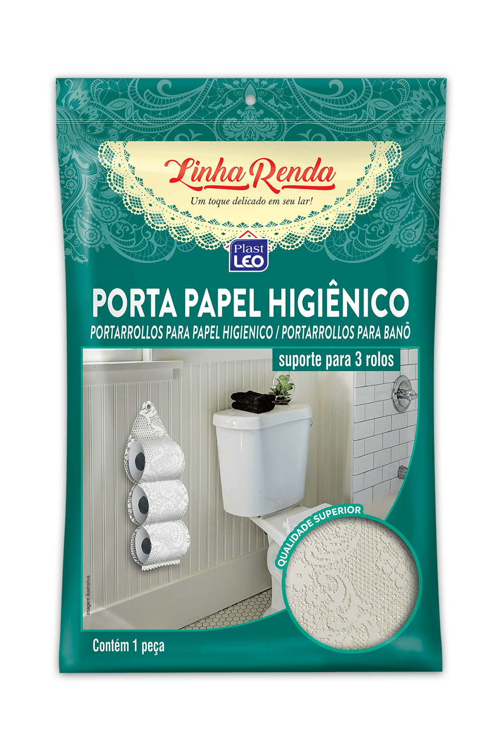 Porta Papel Higiênico - Linha Renda