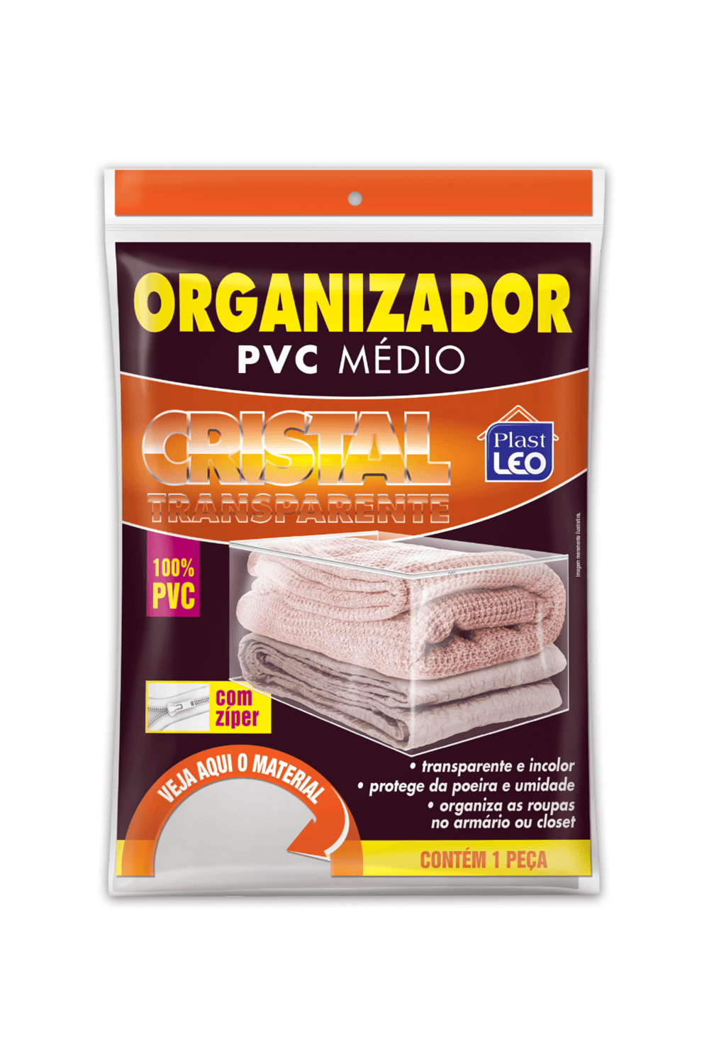 Organizador PVC Transparente - Tam. M