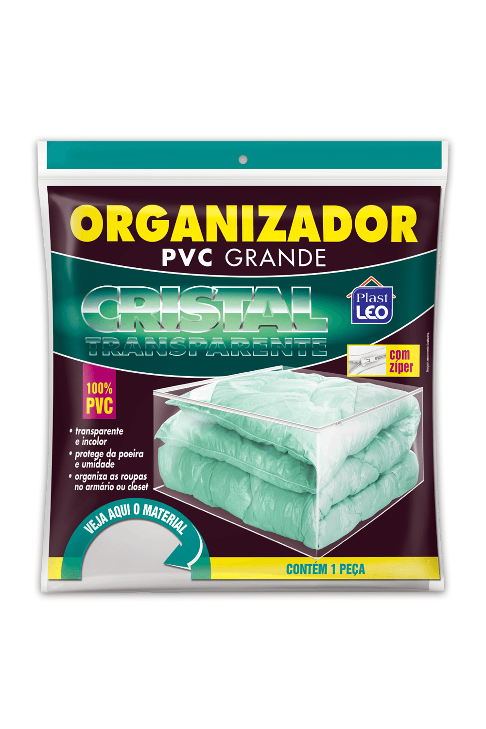 Organizador PVC Transparente - Tam. G