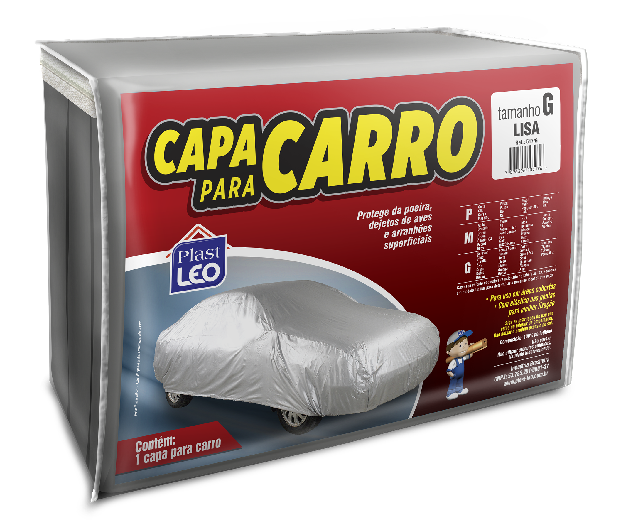 Capa para carro Lisa - Vinil