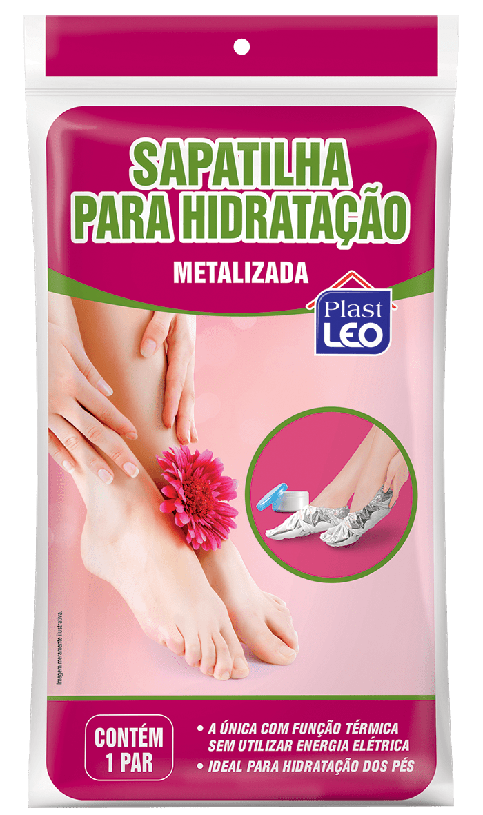 Sapatilha de hidratação metalizada