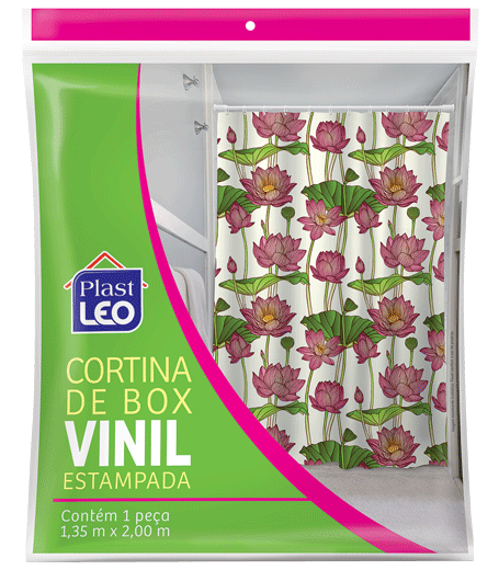 Cortina para box - Estampada