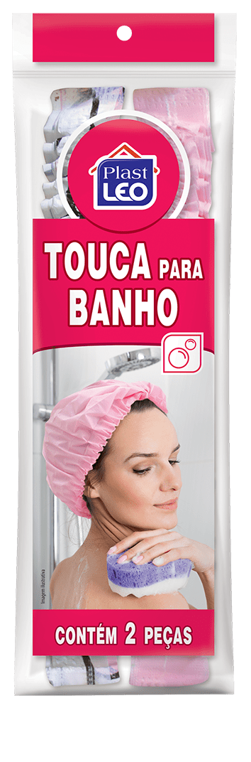 Touca de banho de polietileno