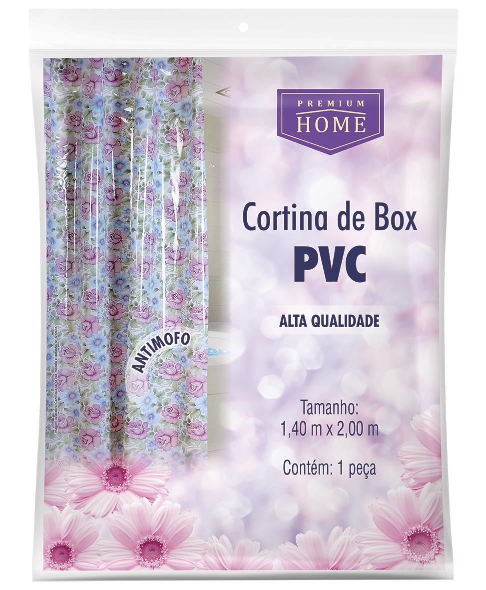 Cortina de box - PVC cristal estampada