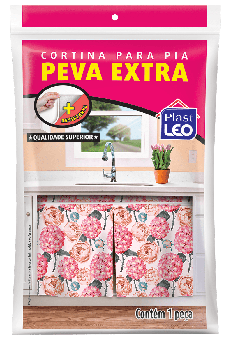 Cortina de pia PEVA extra